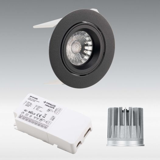 Firaled-Set FiraClick + LM 9W, CRI95, Dimmable White 1800-2800K