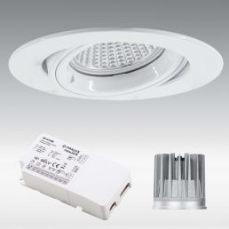 Firaled-Set RO + LM 9W, CRI95, dimmable white